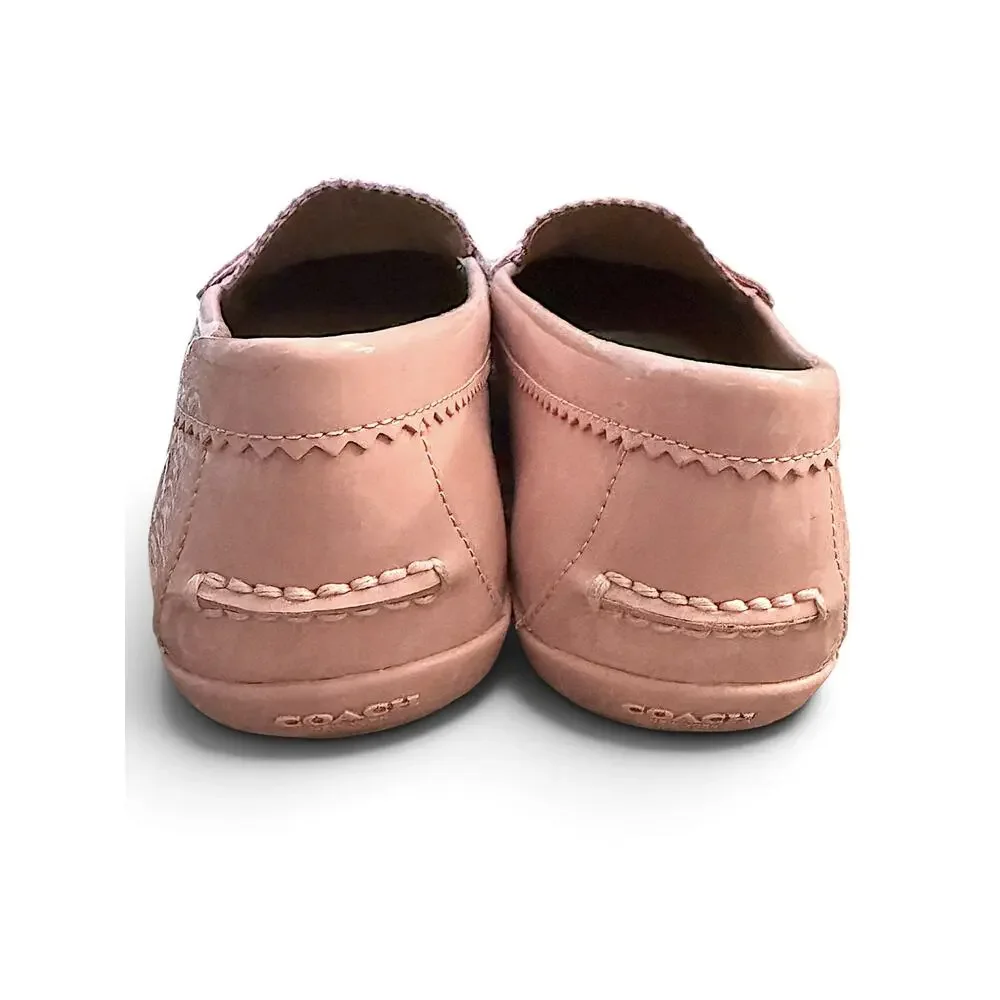 Coach Odette Patent Leather Driving Loafers | Blush Pink | Women’s 9.5B